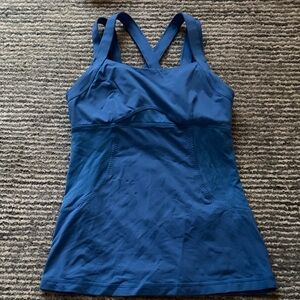 lululemon athletica Vibrant Blue Tank Top
